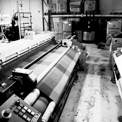 Røros Tweed Lammwolldecke Bauhausstil Grün Online