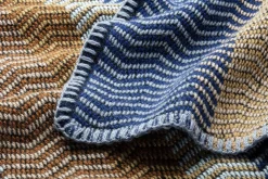 Røros Tweed Lammwolldecke Naturtöne Fri Clearance