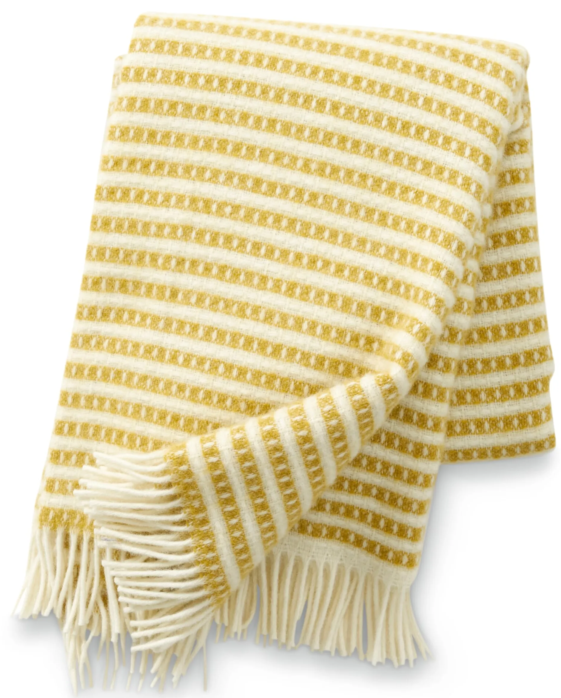 Lammwolldecke Ollie Gelb