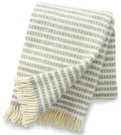 Lammwolldecke Ollie Hellgrau Sale