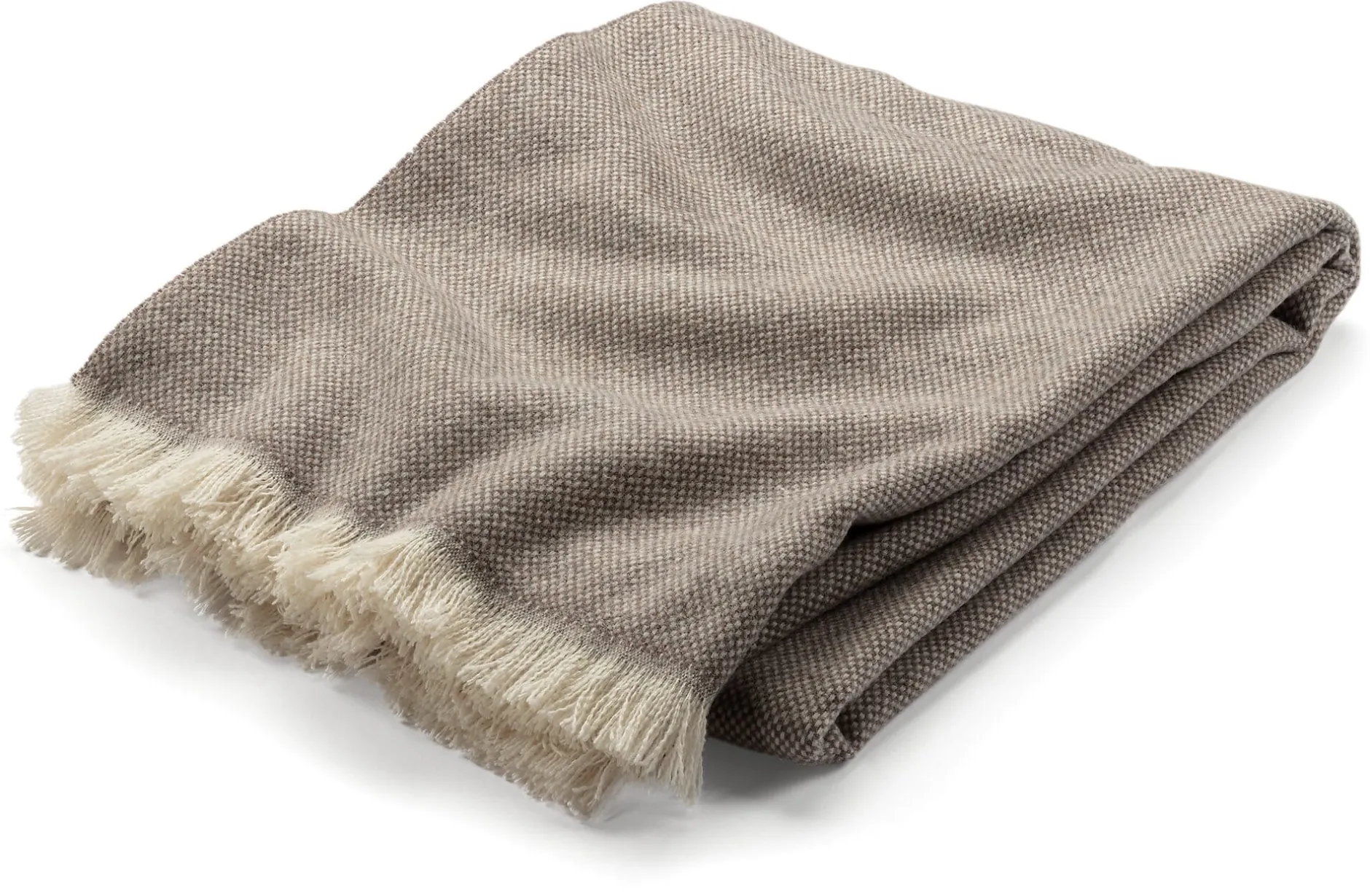 Steinbeck Lammwolldecke Panamabindung Beige Sale