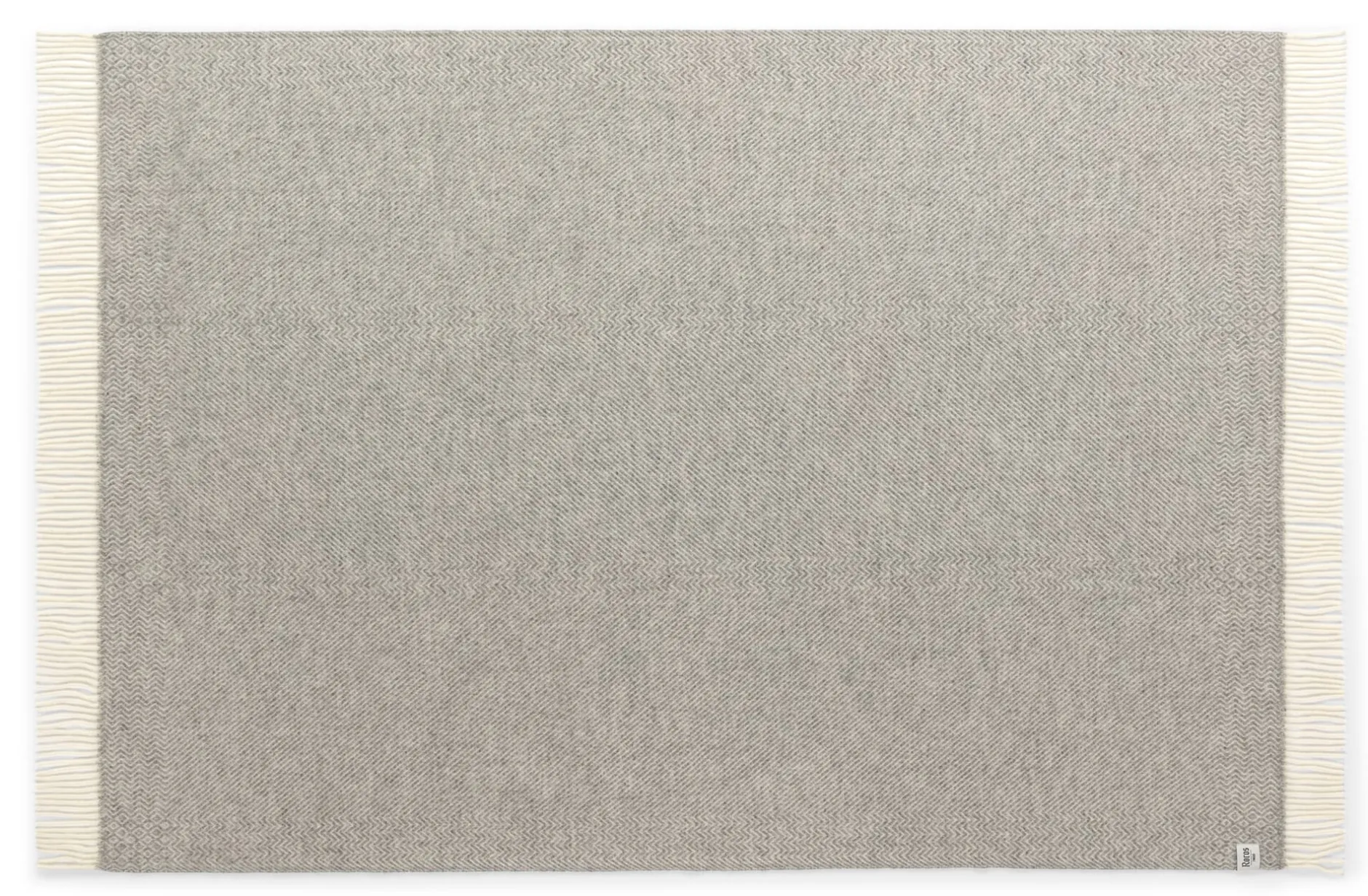 Røros Tweed Lammwolldecke Zickzack-Streifen Kattefot Online