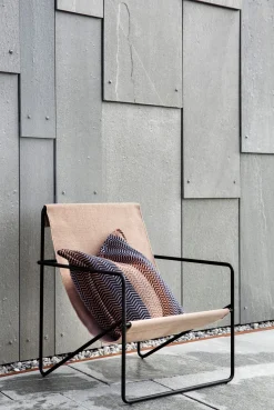 Røros Tweed Lammwollkissenbezug Naturtöne Fri Clearance