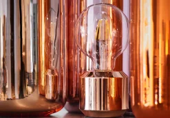 LED-Kopfspiegellampe Globe, Kupfer Discount