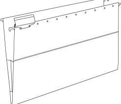 Manufactum Leitz Hängeregistraturmappe schwarz New