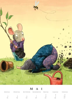 Peter Hammer Verlag Leonard Erlbruchs Kinderzimmerkalender 2026 Best