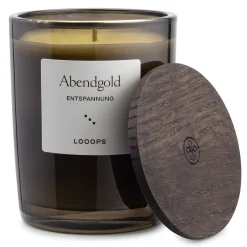 Looops Duftkerze mit Holzdeckel Sale