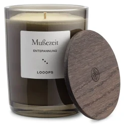 Looops Duftkerze mit Holzdeckel Outlet