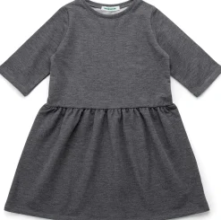 Manufactum Mädchen-Jerseykleid Mittelgrau Sale