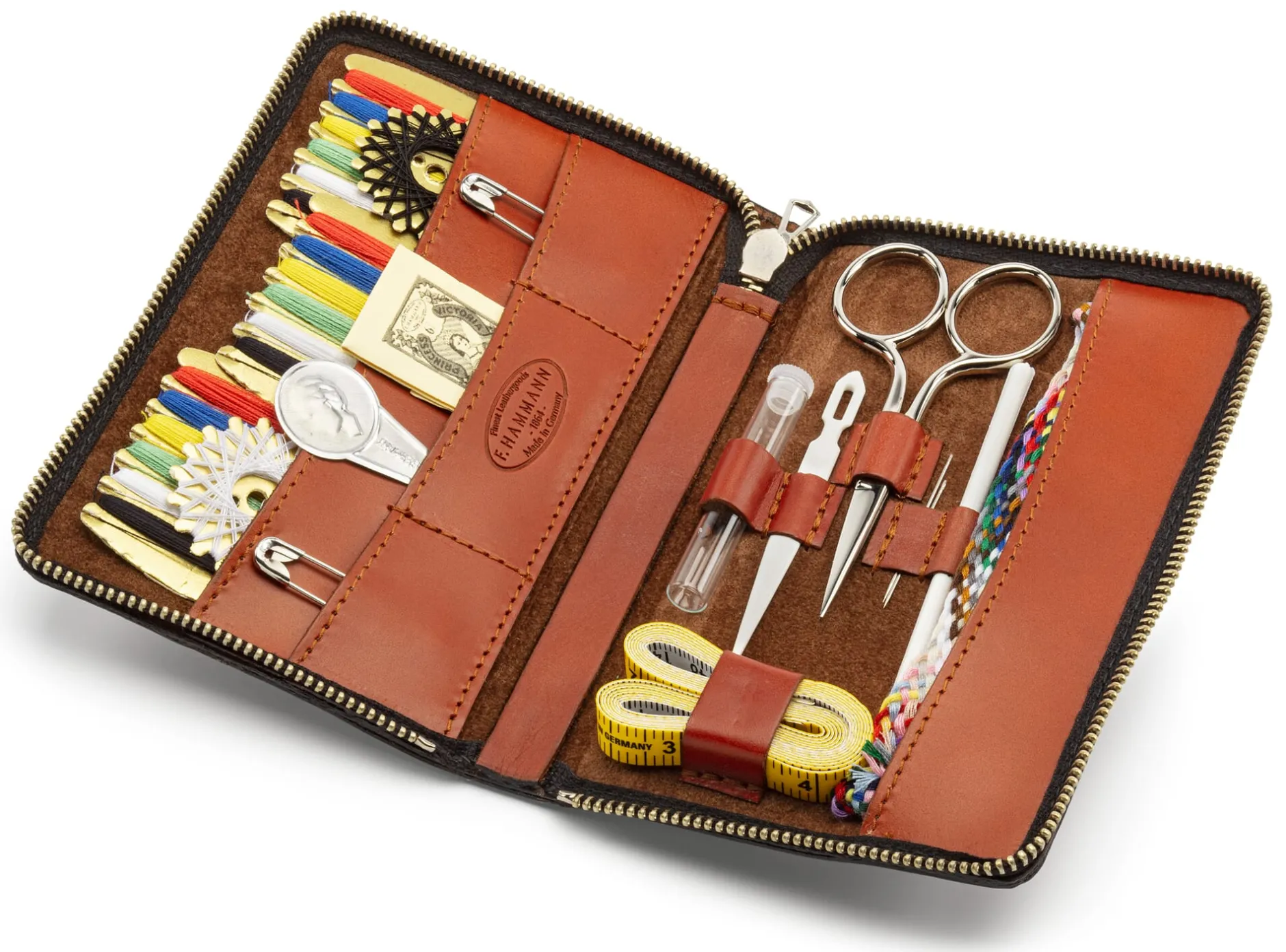 F. Hammann Nähetui Rindleder Hot