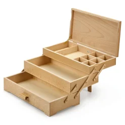 Gebr. Rebhan Holzwarenfabrik Nähkasten 3 Laden Best