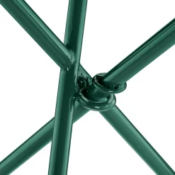 Demar Forge Niedriger Balkonklapptisch Stahl rund Grün New