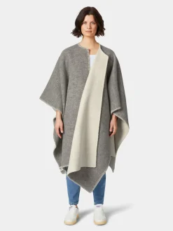 Røros Tweed Norwegischer Poncho Lammwolle New
