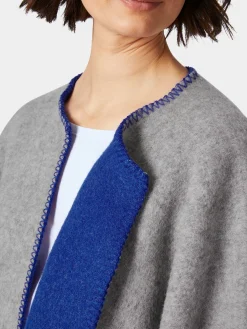 Røros Tweed Norwegischer Poncho Lammwolle Discount