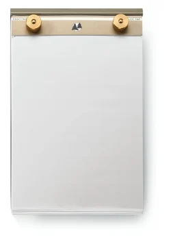 Exacompta Notizblock Aluminium und Messing Hot