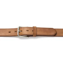 Kreis Ledermanufaktur Ochsenledergürtel Hellbraun New