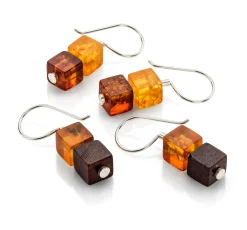 Marcin Zaremski Ohrhänger Bernsteinwürfel Hot