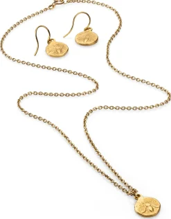 Ménard Ohrhänger Biene, goldplattiert Online