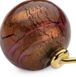 Ménard Ohrhänger Muranoglas, Bordeaux Sale