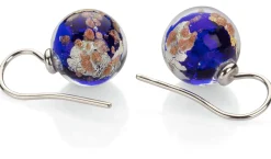 Ménard Ohrhänger Muranoglas Kobalt Online