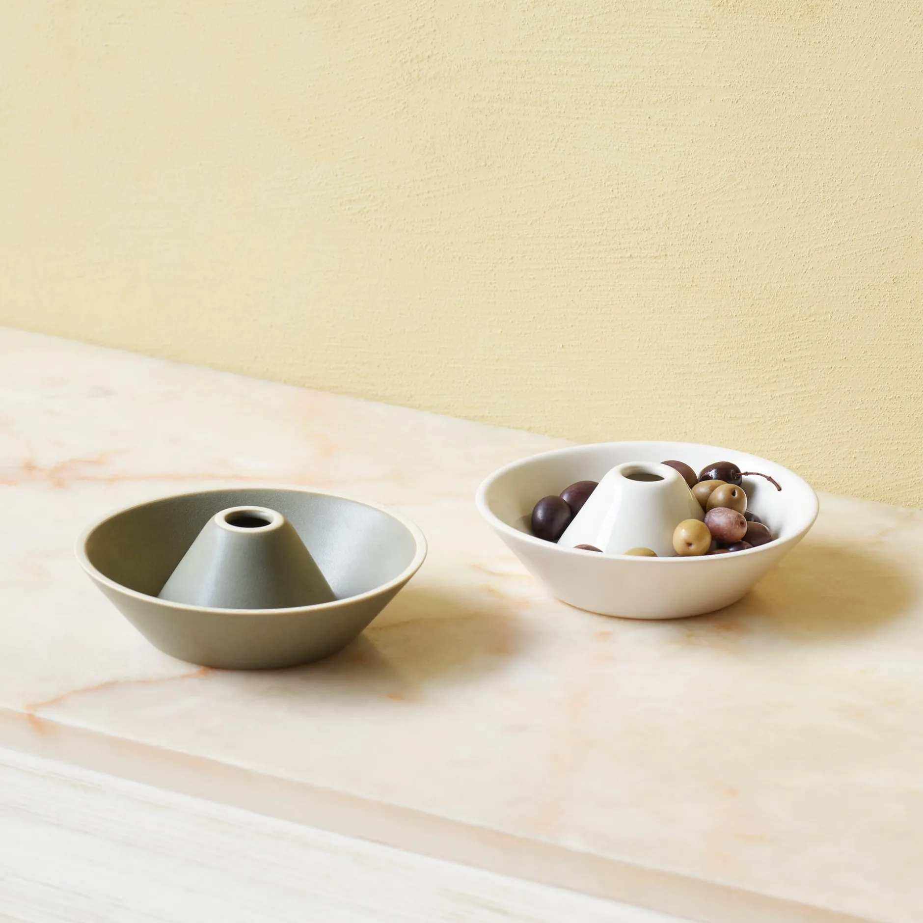 Olivenschale Azeitoneira Grün Sale