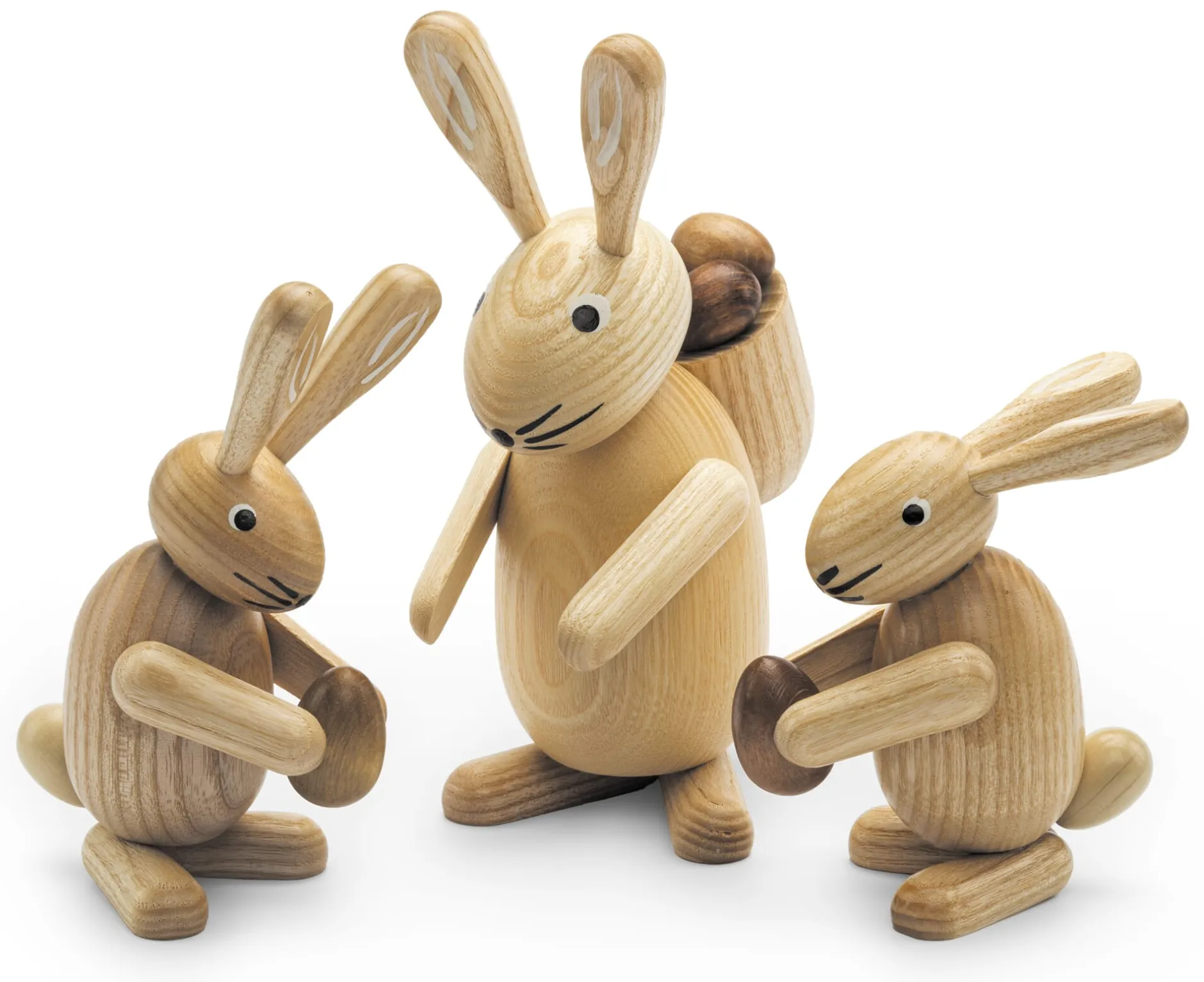 Jan Stephani Osterhase groß Eschenholz