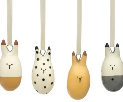 Mifuko Osterhasen-Anhänger Holz New