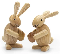 Jan Stephani Osterhasenpaar Eschenholz Best