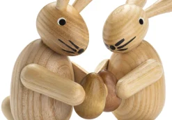 Jan Stephani Osterhasenpaar Eschenholz Best