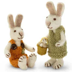 Én Gry & Sif Osterhasenpaar Filz New