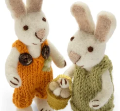 Én Gry & Sif Osterhasenpaar Filz New