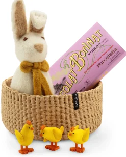 Erzgebirgische Volkskunst Richard Glässer Oster-Küken Ahorn-Buche Hot