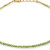 Maria Rzewuska Designerschmuck Peridot-Collier, Grün-Gold New