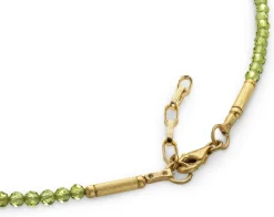 Maria Rzewuska Designerschmuck Peridot-Collier, Grün-Gold New