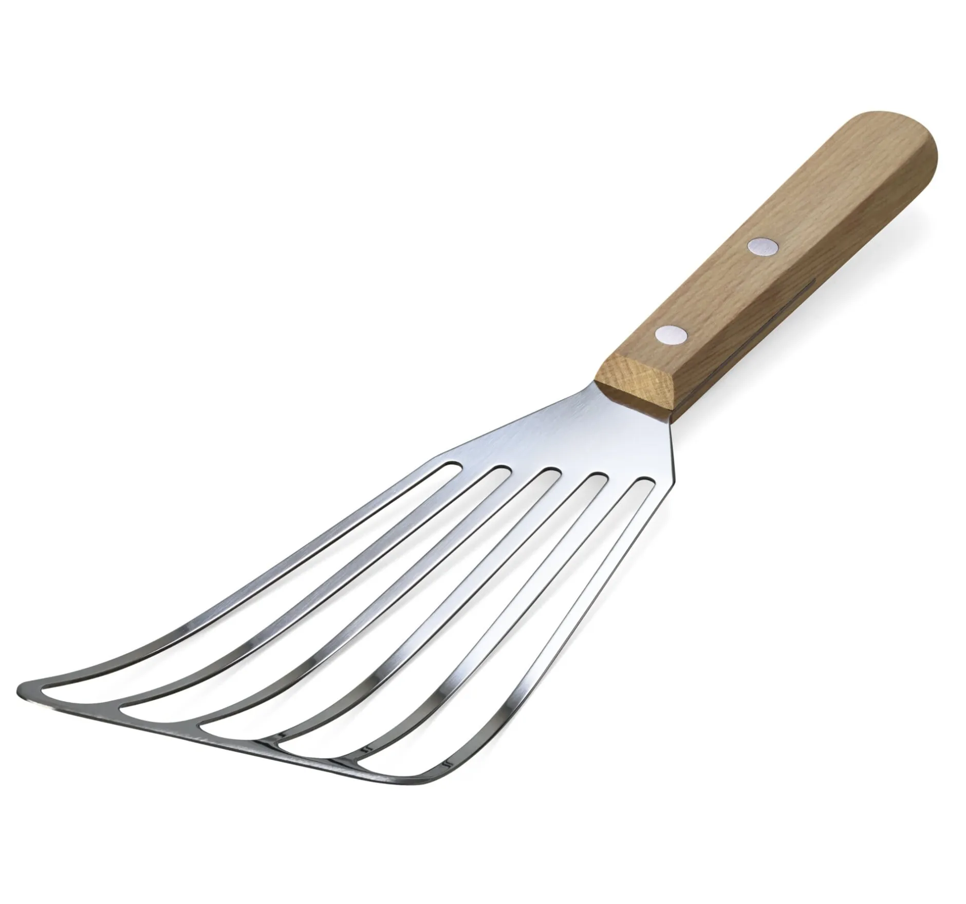 triangle Pfannenwender Edelstahl und Weißbuche Discount