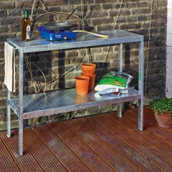 PLUS Pflanz- und Grilltisch Stahl verzinkt Sale