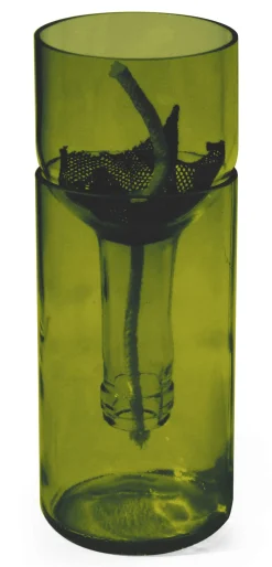 SIDE BY SIDE Pflanzgefäß Self Watering Bottle Grün Clearance