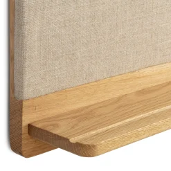 Form & Refine Pinnwand Eichenholz und Leinen Hot