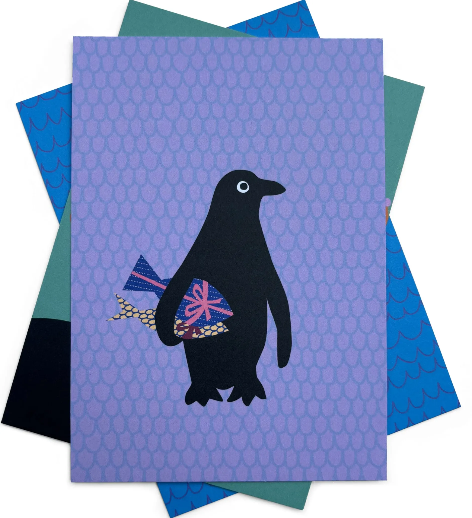 Postkarten-Set Tierische Weihnachten Discount