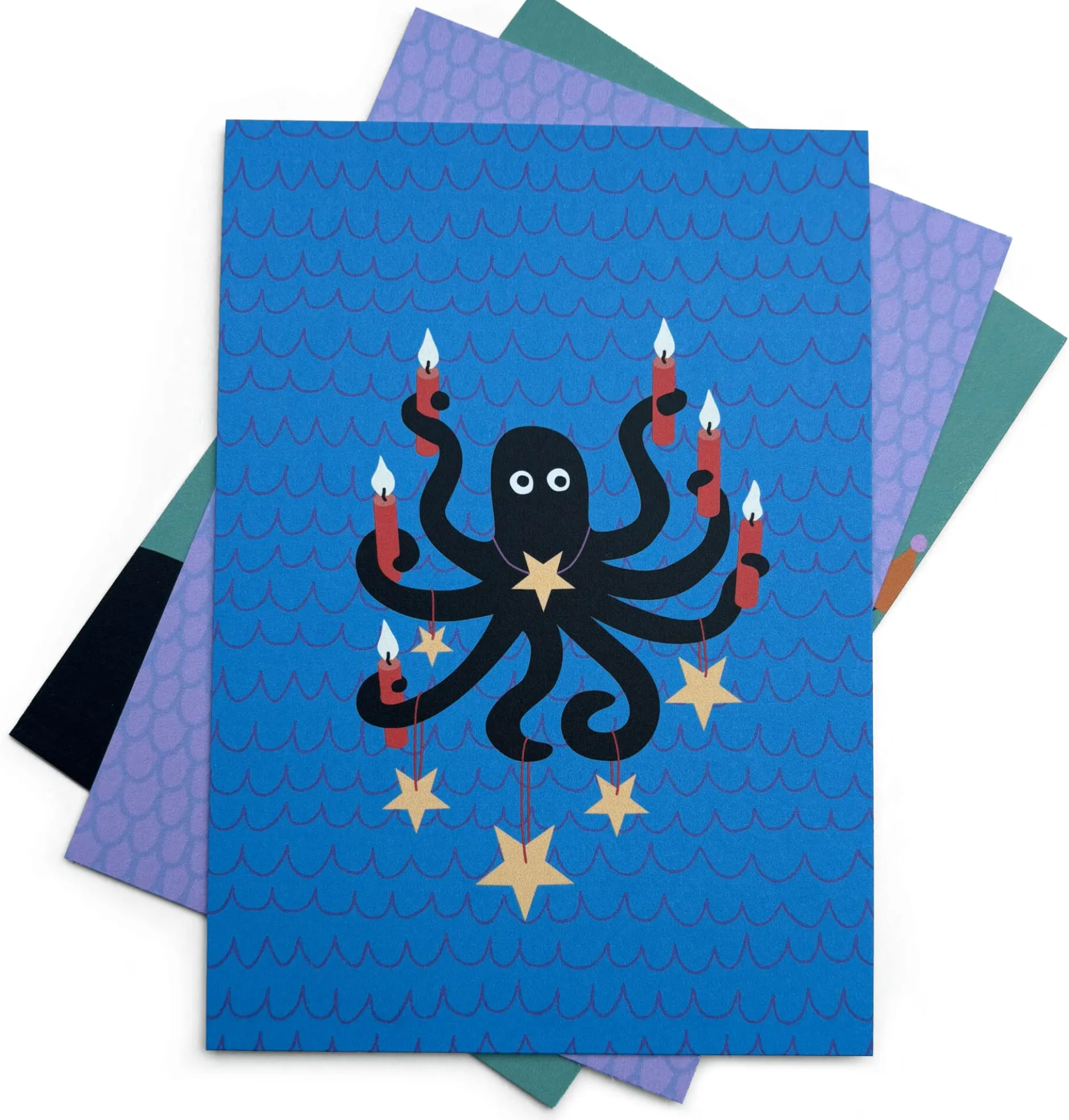 Postkarten-Set Tierische Weihnachten Discount