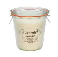 Kerzenfarm Hahn Rapskerze Weck®-Glas Clearance