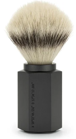 Mühle Rasurkultur Rasierpinsel Hexagon Synthetikbesatz Schraubkopf