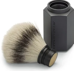 Mühle Rasurkultur Rasierpinsel Hexagon Synthetikbesatz Schraubkopf