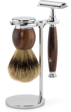 Mühle Rasurkultur Rasierständer Zink verchromt