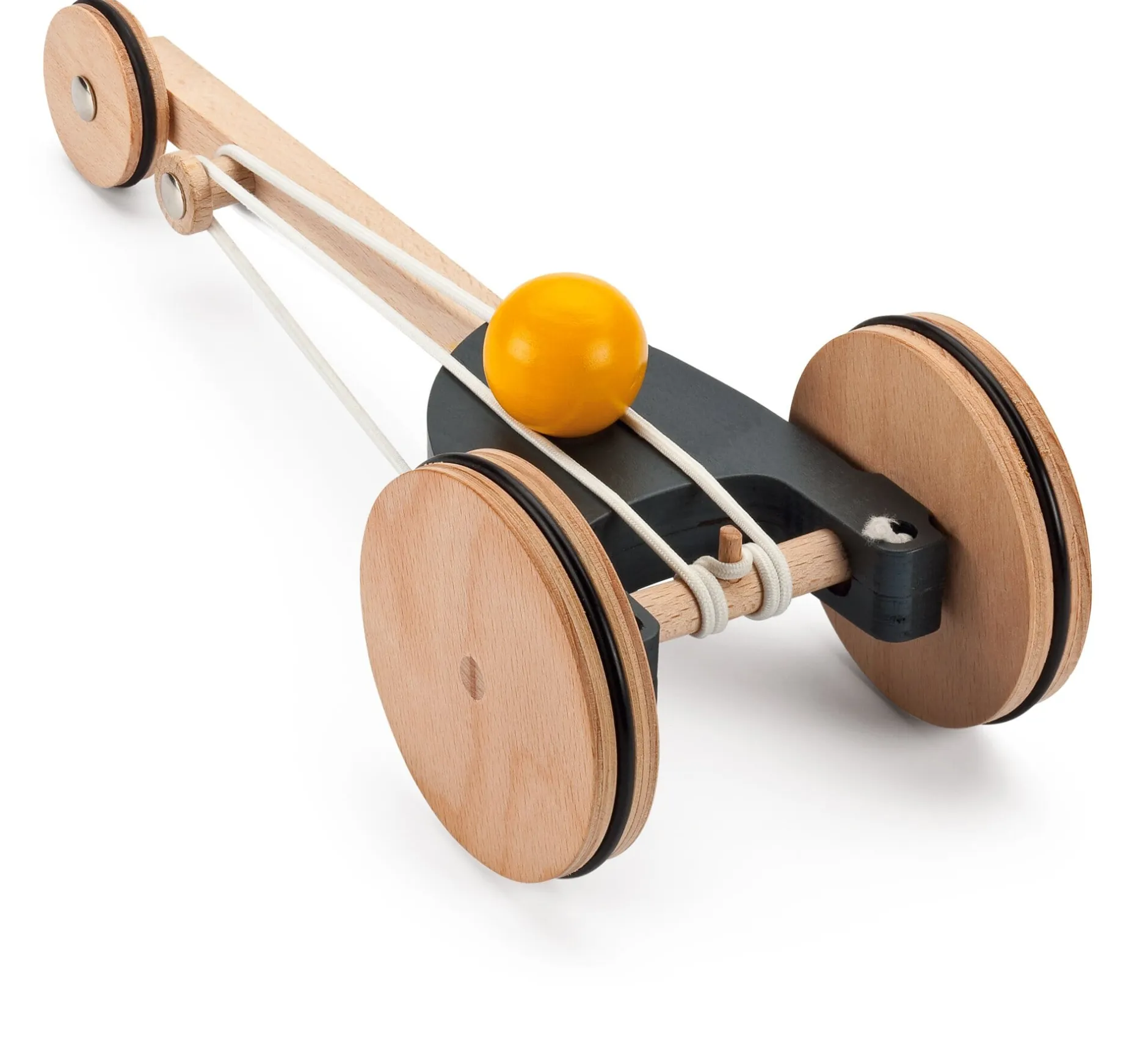 Naseweiss Rennauto Gummimotor New