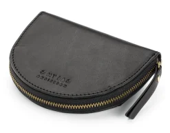 O My Bag Rindleder Geldbörse Schwarz Hot