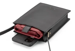 PB 0110 Rindleder Handybag Schwarz Discount