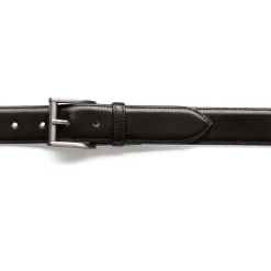 Kreis Ledermanufaktur Rindledergürtel dreilagig Dunkelbraun Hot