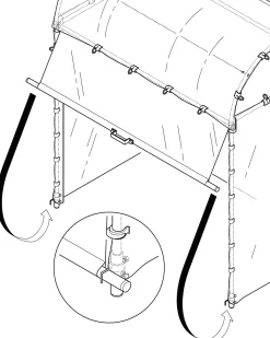 Brühwiler Maschinen Rollo für Tomatenhaus Aluminiumrahmen Sale
