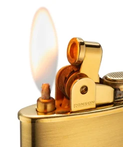 Ronson Benzinfeuerzeug Messing Discount